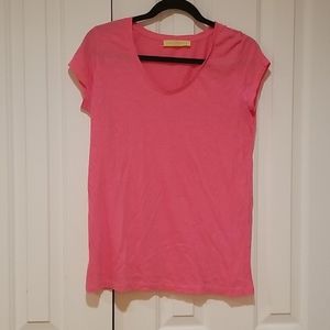 Loft fuschia sunwashed tee small